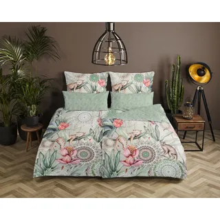 Muller Textil Wayan Mandala Grün 155 x 220 cm + 2 x 80 x 80 cm