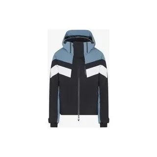 EA7 Ski Padded Jacke mit Kapuze blau weiß - L