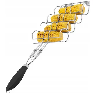 BBQ Maiskolbenhalter Grillbräter  Grill Grillzange Grillkorb Gemüsehalter