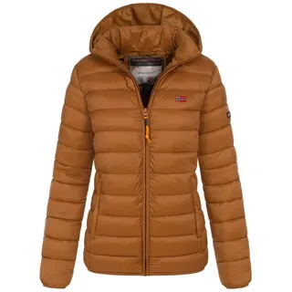 Geographical Norway Steppjacke Damen Herbst Jacke Steppjacke Outdoor leicht Kapuze Übergangsjacke M (38)