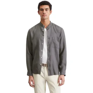 Marc O'Polo regular fit Freizeithemd aus reinem Leinen, Graphit, M
