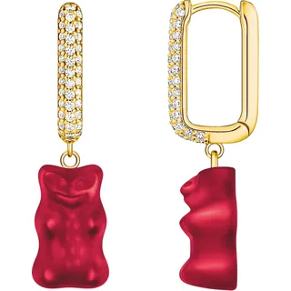Thomas Sabo Creolen THOMAS SABO x HARIBO rot 925 Silber vergoldet