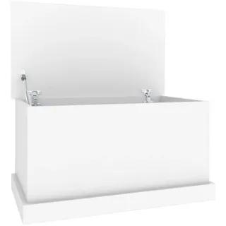 furnicato Truhe Weiß 70x40x38 cm Holzwerkstoff weiß