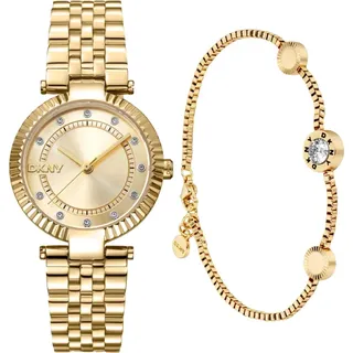 DKNY Essentials glitz watch set gold DK1L042M0055 - champagner,gold - 30mm