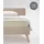 Single-Jersey 120 x 200 cm creme
