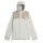 Kapuzenjacke Beige/Grau/Weiß S