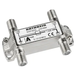 Kathrein F-Abzweiger 2f. 5-1218 MHz 12,5dB EAD 02/G