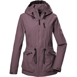 G.I.G.A. DX Damen Funktionsjacke/Outdoorjacke wasserdicht mit Reißverschlusstaschen Modell GS 55 WMN JCKT, pflaume, 44