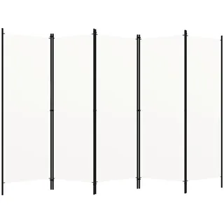 vidaXL Raumteiler Weiß 250x180 cm
