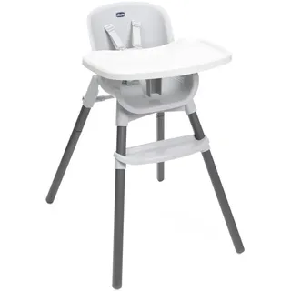 Chicco - Kinderhochstuhl ZEST 3-in-1 weiß/grau - Grau/Weiß
