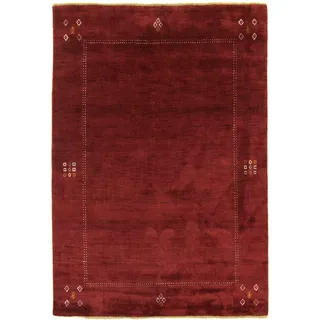 Teppich MORGENLAND "Gabbeh Silky" Teppiche Gr. B/L: 170 cm x 240 cm, 18 mm, 4,08 m2, 1 St., rot Gabbehteppich Gabbeh-Teppiche Viskose