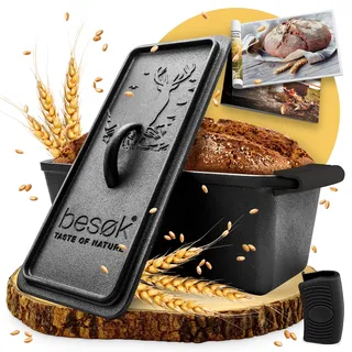 besok Brotbackform mit Deckel 28 cm
