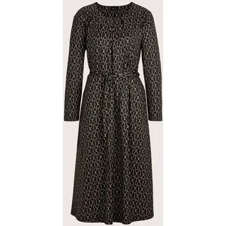 Madeleine Midikleid Grafisches Muster Schwarz/Braun 40