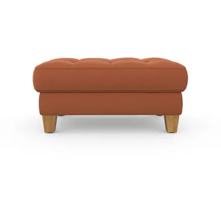 Stauraumhocker SIT & MORE "Westham", orange (terra), B:101cm H:47cm T:66cm, 90% Polyester 10%Polyamid, Hocker, wahlewise mit/ohne Federkern
