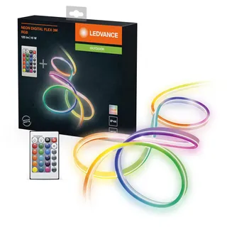 LEDVANCE Lichtschlauch LED 3 m spritzwassergeschützt IP65 inkl. Fernbedienung weiß