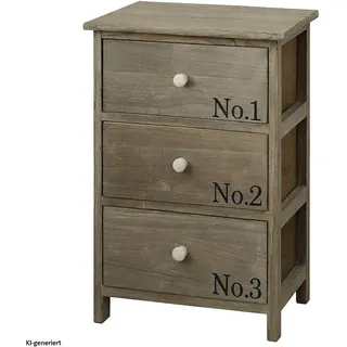 Hti-Living Kommode Melia 40 x 29 x 58 cm Blau
