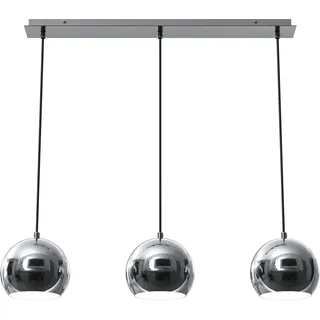 Licht-Erlebnisse Hayden 3-flg. E27 65 cm rund Chrom