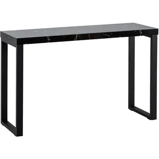 Wohnling Konsolentisch 120x40x76 cm Schwarz