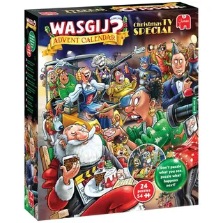 JUMBO Spiele Wasgij Adventskalender Christmas TV Special 2026