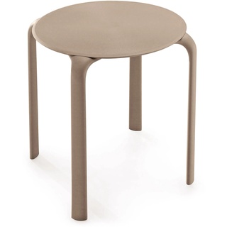 Infiniti Esstisch Drop Ø 82,6 cm Kunststoff Beige Sand