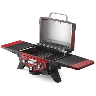 El Fuego® Gasgrill "Medison" rot, 2 Brenner, Tischgrill, BBQ, Grillen