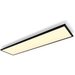 Philips Hue White Ambiance Aurelle Smart LED Panel Light Inc. Dimmer Switch [120x30cm - Black] for Indoor Home Smart Lighting, Wall, Ceiling, Bedroom, Livingroom, old generation
