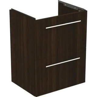 Ideal Standard i.life S Möbel-Waschtischunterschrank T5291NW 2 Auszüge, 50 x 37,5 x 63 cm, Coffee Oak