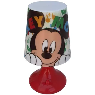 Licht Lampe Mickey Mouse Disney Mickey Mouse Nachttischlampe batteriebetrieben Geschenkbox - WD21231 mehrfarbig