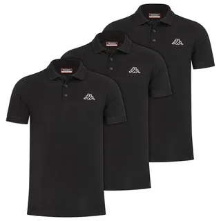 Kappa Herren Polo VELEOT 3 Polo Shirt 3er-Pack s/s 707408 - L
