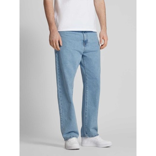 Regular Fit Jeans im 5-Pocket-Design Modell 'LANDON', Jeansblau, 32