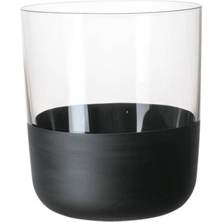 Villeroy & Boch Whiskyglas Manufacture Rock 4tlg. Kristall, Kristalloptik Schwarz