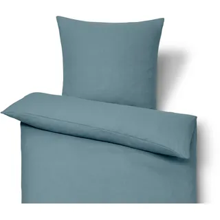 Tchibo - Leinen-Bettwäsche - blau