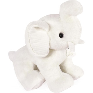Doudou et Compagnie Preppy Chic Elefant, weiss 35cm (35 cm)