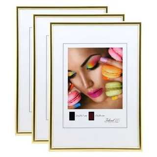 Ideal Trend Bilderrahmen New Lifestyle gold 29,7x42 cm 3er Set