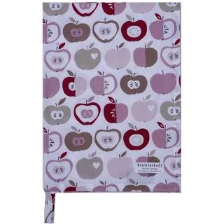 Krasilnikoff Geschirrhandtuch Happy Apples, 50x70 cm, rose