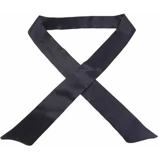 SHTGOI Satin Gürtel 160 * 7cm Stoffgürtel Lange Gürte Satin Schärpe Brautgürtel,Kann als Seidenschal Stirnband Schleife Haarschmuck,Taillengürtel für Abendkleid Brautjungfer Hochzeit Party Schwarz