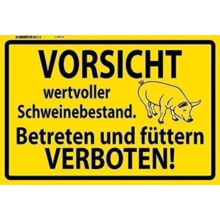Schatzmix Wertvoller Schweinebestand Wand Retro Eisen Poster Malerei Plaque Blech Vintage Personalisierte Blechschild, 20x30 cm