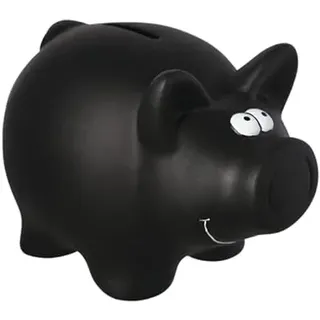 BLUECHOLON Sparschwein Keramik mit Kreide zum Dekorieren Sparschwein Spardose mit Deckel und Schlüssel Original Spardosen klein Kinder