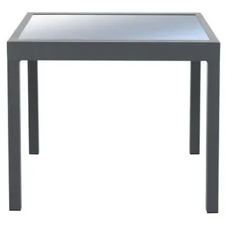 HOME DELUXE Sitzgruppe VERANO MADERA, (9-teilig, 9-tlg., 1 Gartentisch, 8 Gartenstühle), im Set Tisch mit 2, 4, oder 6 Stühle Gartenstühle ausziehbarer Tisch grau