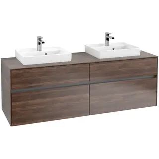 Villeroy & Boch Collaro Waschbeckenunterschrank 160 x 55 cm Arizona Oak