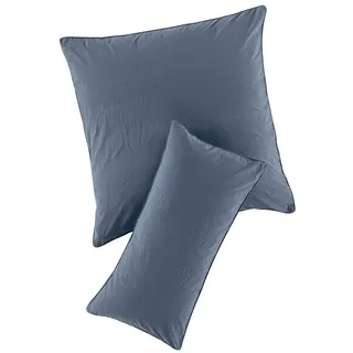 Hessnatur Bettwäsche aus reiner Bio-Baumwolle, Web, 1 teilig blau