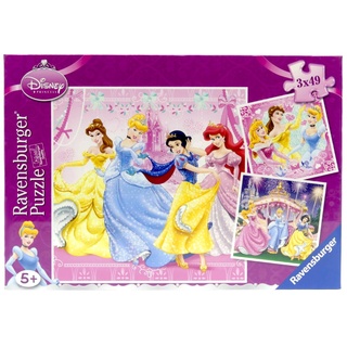 Ravensburger Puzzle Schneewittchen 092772 Disney Prinzessinnen 3 x 49 Teile 1...