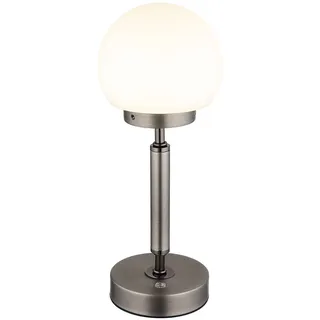 GLOBO LED-Tischleuchte Opal anthrazit
