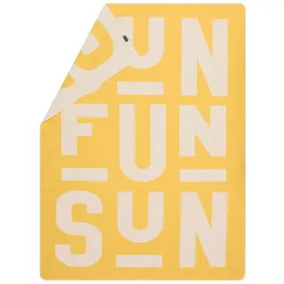 David Fussenegger FUN SUN Kuscheldecke 140 x 200 cm Gelb