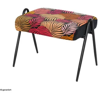 Hti-Living Hocker Olean Polsterhocker rot