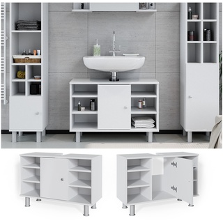 Vicco Waschtischunterschrank Fynn Badschrank Waschbeckenunterschrank Waschtisch