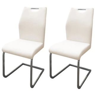 HTI-Line Freischwinger Schwingstuhl 2er-Set Nelly (2 Stück), Schwingstuhl weiß