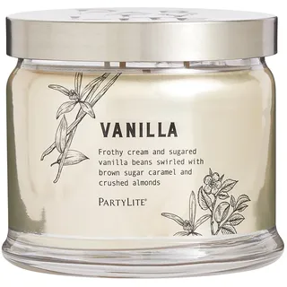 Partylite Vanilla Duftkerze mit 3 Dochten