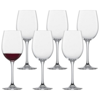 SCHOTT-ZWIESEL Weinglas Classico Wasserglas / Rotweinglas 545 ml 6er Set, Glas weiß