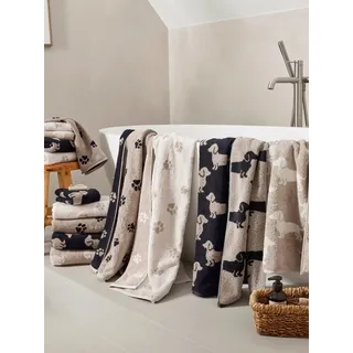 CAWÖ Loft Pebbles Handtuch 50 x 100 cm beige